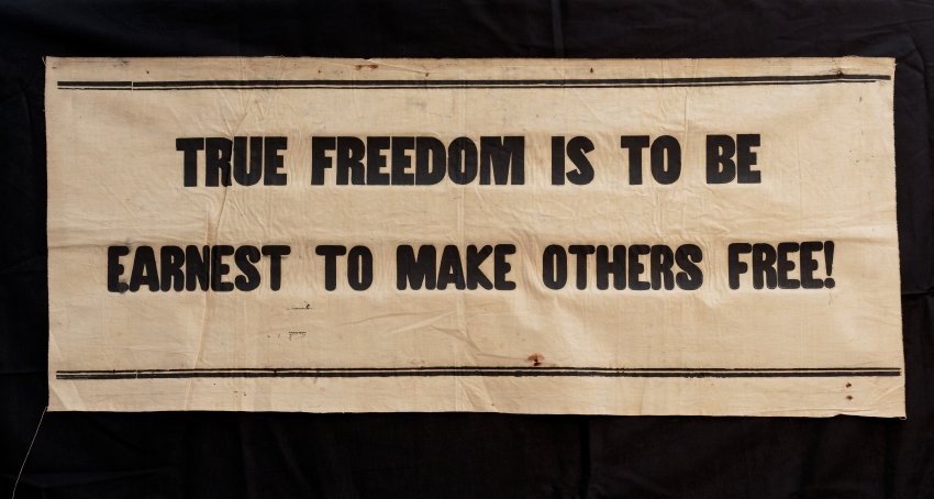 True Freedom is to be earnest to make others free!