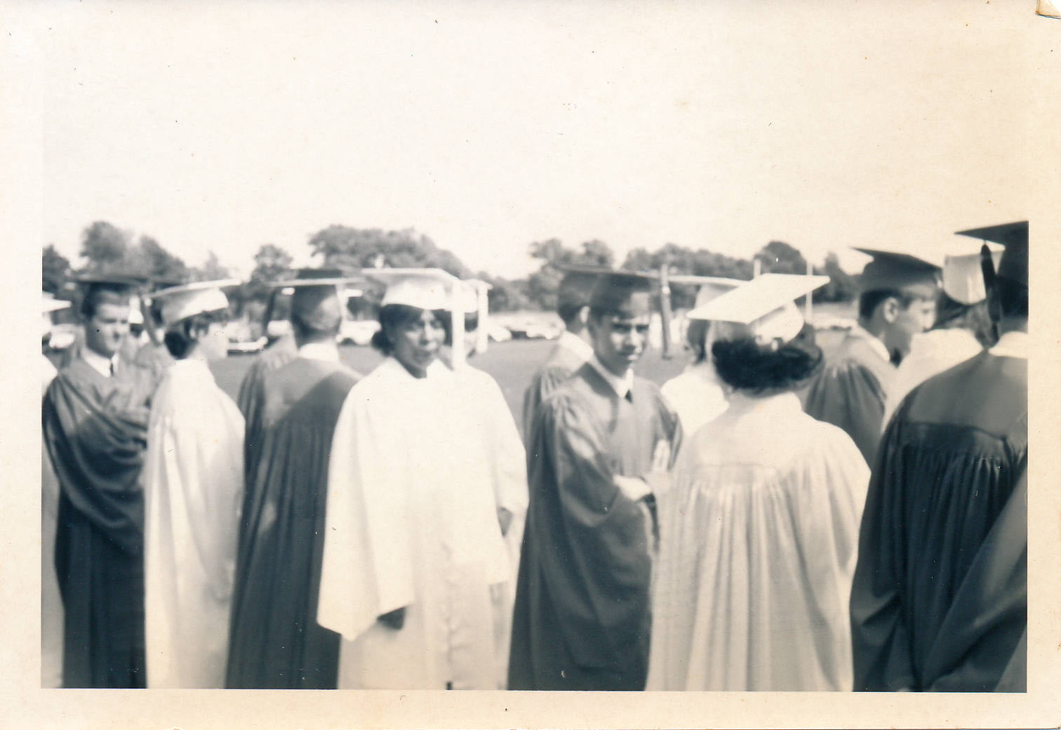 Joyce Barber at her 1966 graduation from Hingham High School