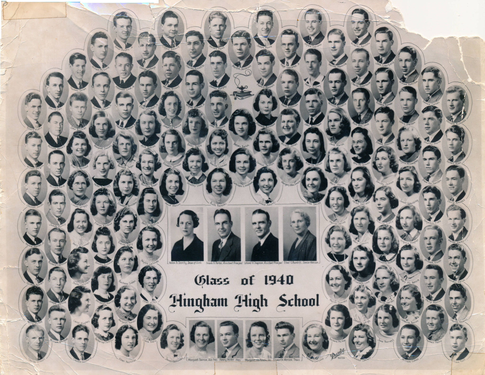 class of 1940 Marion Lindsey teague's class