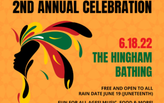 juneteenth-hingham square advertisment with event details